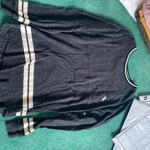 Dark grey “jersey” style shirt